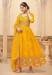 Picture of Sightly Georgette Yellow Readymade Gown