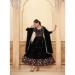 Picture of Resplendent Georgette Black Readymade Gown