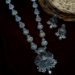 Picture of Well Formed Steel Blue Necklace Set