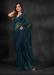 Picture of Resplendent Georgette Midnight Blue Saree