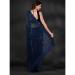 Picture of Resplendent Georgette Midnight Blue Saree