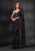 Picture of Resplendent Georgette Black Saree