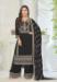 Picture of Chiffon & Silk Black Readymade Salwar Kameez