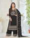 Picture of Chiffon & Silk Black Readymade Salwar Kameez