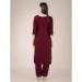 Picture of Taking Cotton Maroon Readymade Salwar Kameez