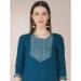 Picture of Marvelous Cotton Midnight Blue Readymade Salwar Kameez