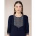 Picture of Grand Cotton Midnight Blue Readymade Salwar Kameez