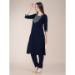 Picture of Grand Cotton Midnight Blue Readymade Salwar Kameez