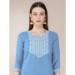 Picture of Ideal Cotton Sky Blue Readymade Salwar Kameez