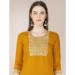 Picture of Cotton Dark Golden Rod Readymade Salwar Kameez