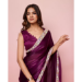 Picture of Resplendent Chiffon Maroon Saree