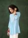 Picture of Amazing Rayon Light Steel Blue Kurtis & Tunic