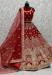 Picture of Gorgeous Linen & Net Maroon Lehenga Choli