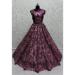 Picture of Radiant Linen & Net Purple Lehenga Choli