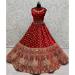 Picture of Stunning Linen & Net Maroon Lehenga Choli