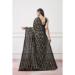 Picture of Gorgeous Georgette & Net & Organza Black Saree