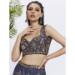 Picture of Pleasing Chiffon Dark Slate Grey Lehenga Choli