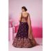 Picture of Nice Chiffon Brown Lehenga Choli