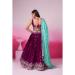 Picture of Gorgeous Chiffon Purple Lehenga Choli