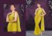 Picture of Sightly Crepe & Silk & Organza Golden Rod Saree