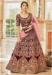 Picture of Amazing Chiffon Maroon Lehenga Choli