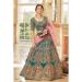 Picture of Marvelous Chiffon Teal Lehenga Choli