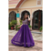 Picture of Marvelous Georgette Purple Readymade Gown