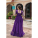 Picture of Marvelous Georgette Purple Readymade Gown