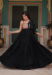 Picture of Superb Rayon Black Party Wear Gown