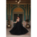 Picture of Superb Rayon Black Party Wear Gown