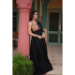 Picture of Superb Rayon Black Party Wear Gown