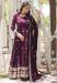 Picture of Pretty Georgette Purple Readymade Gown