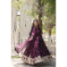 Picture of Pretty Georgette Purple Readymade Gown