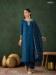 Picture of Organza Midnight Blue Readymade Salwar Kameez