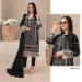 Picture of Fine Georgette Black Straight Cut Salwar Kameez