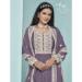 Picture of Sightly Georgette Grey Anarkali Salwar Kameez