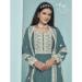 Picture of Georgette Dark Slate Grey Anarkali Salwar Kameez