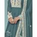 Picture of Georgette Dark Slate Grey Anarkali Salwar Kameez