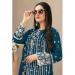 Picture of Georgette Midnight Blue Straight Cut Salwar Kameez