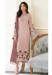 Picture of Georgette Rosy Brown Straight Cut Salwar Kameez