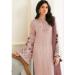 Picture of Georgette Rosy Brown Straight Cut Salwar Kameez