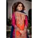 Picture of Crimson & Orange Red Straight Cut Salwar Kameez