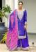 Picture of Chiffon Dark Magenta Straight Cut Salwar Kameez