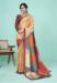 Picture of Comely Crepe & Silk Wheat Saree