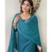 Picture of Ravishing Rayon Steel Blue Readymade Salwar Kameez