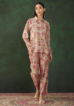 Picture of Superb Chiffon & Crepe Burly Wood Western Dress