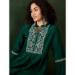 Picture of Appealing Chiffon & Crepe Dark Green Western Dress