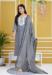 Picture of Rayon & Cotton Slate Grey Readymade Salwar Kameez