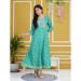 Picture of Rayon & Cotton Light Sea Green Kurtis And Tunic