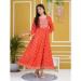 Picture of Comely Rayon & Cotton Tomato Kurtis And Tunic